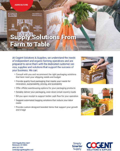 Agriculture Insert Sheet